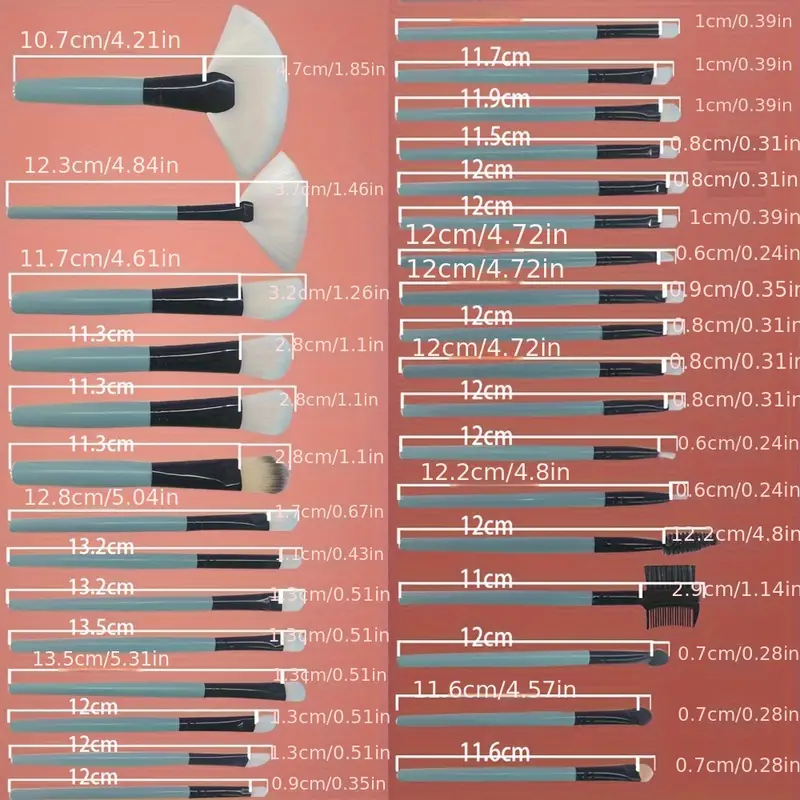 Professional Makeup Brushes From An