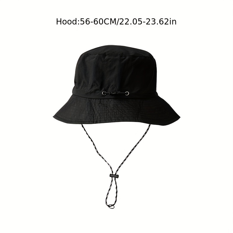 Unisex Quick Drying Sunshade Bucket Hat for Outdoor Mountaineering
