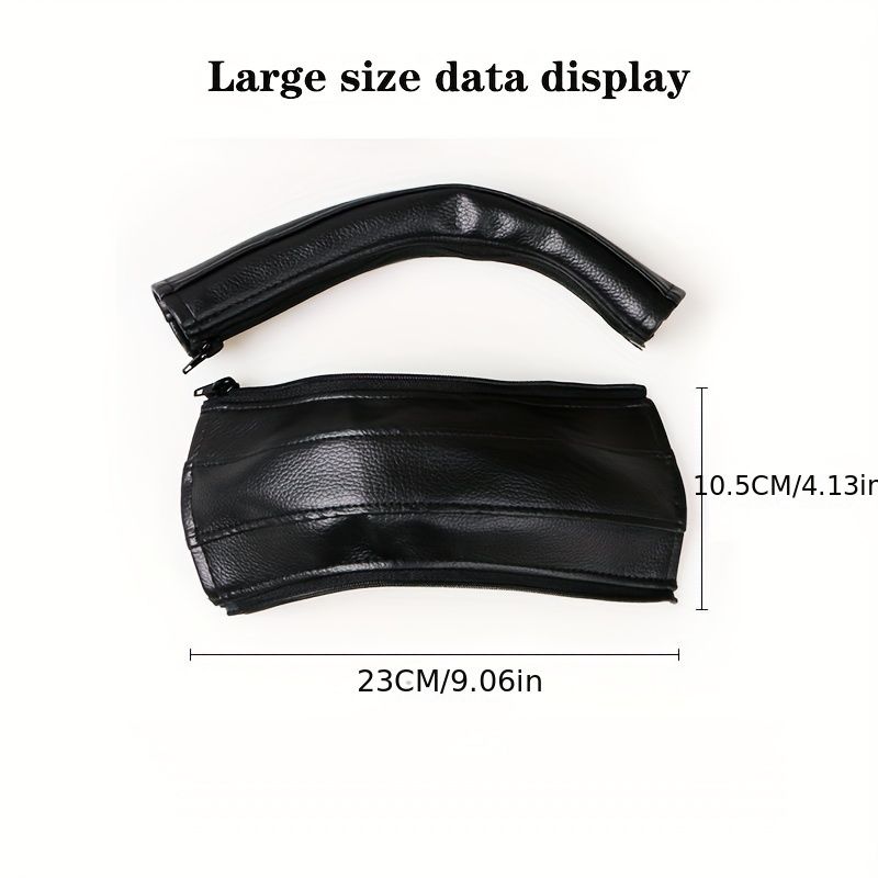 popular   stroller armrest protector detachable pvc   leather cover for safety details 8