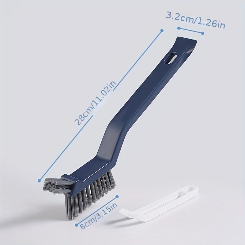 4Pcs Gap Cleaning Tools Hand-held Window Groove Brush Kit - White