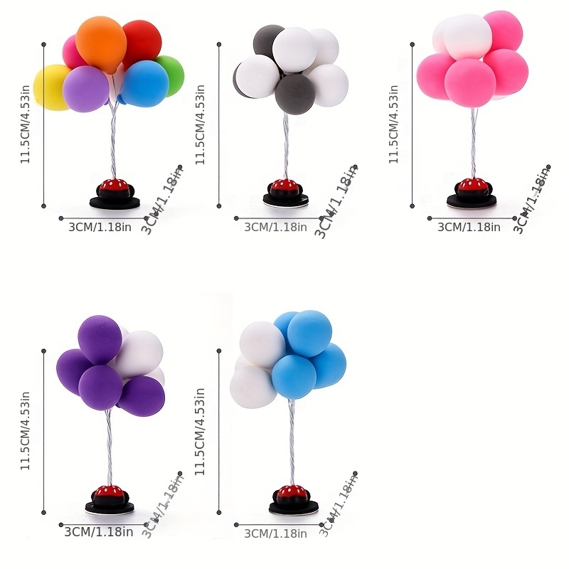 Ballons Colorés Décorations Tableau Bord Voiture Mignon Mini - Temu Canada