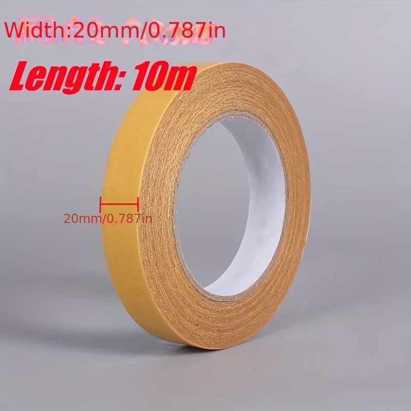 1 Roll Double Sided Tape Heavy Duty, Universal High Tack Strong Wall  Adhesive with Fiberglass Mesh, Super Sticky Resistente Clear Tape, Easy Use  Transparent Tape