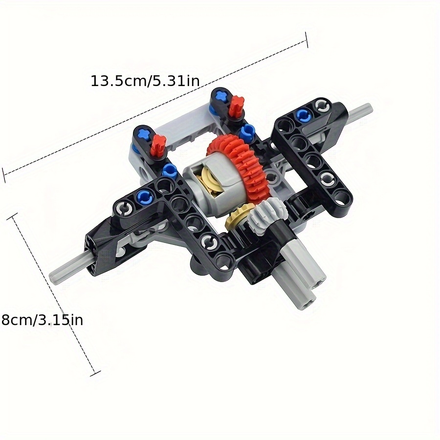 High Tech Gear Wheels Building Blocks Set