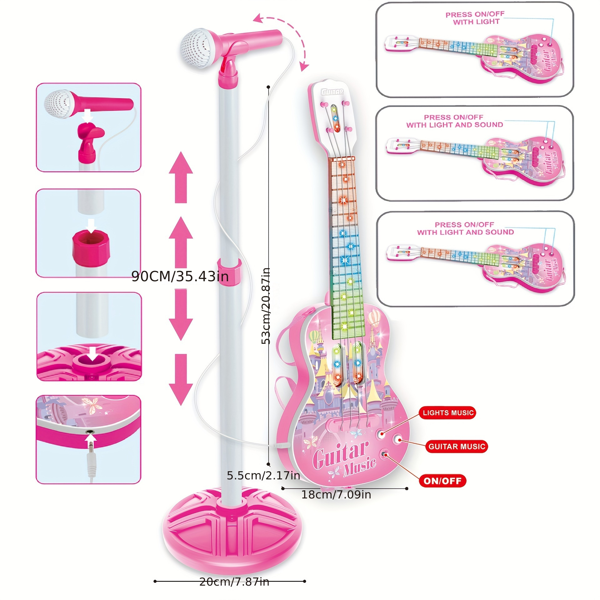 Piano For Kids Bingirl 13 Inch Kids Fruit Ukulele Guitar Toy