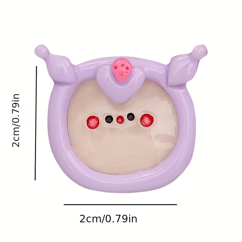 3d Shoe Charms Set Cute Transparent Resin Bear Cloud - Temu