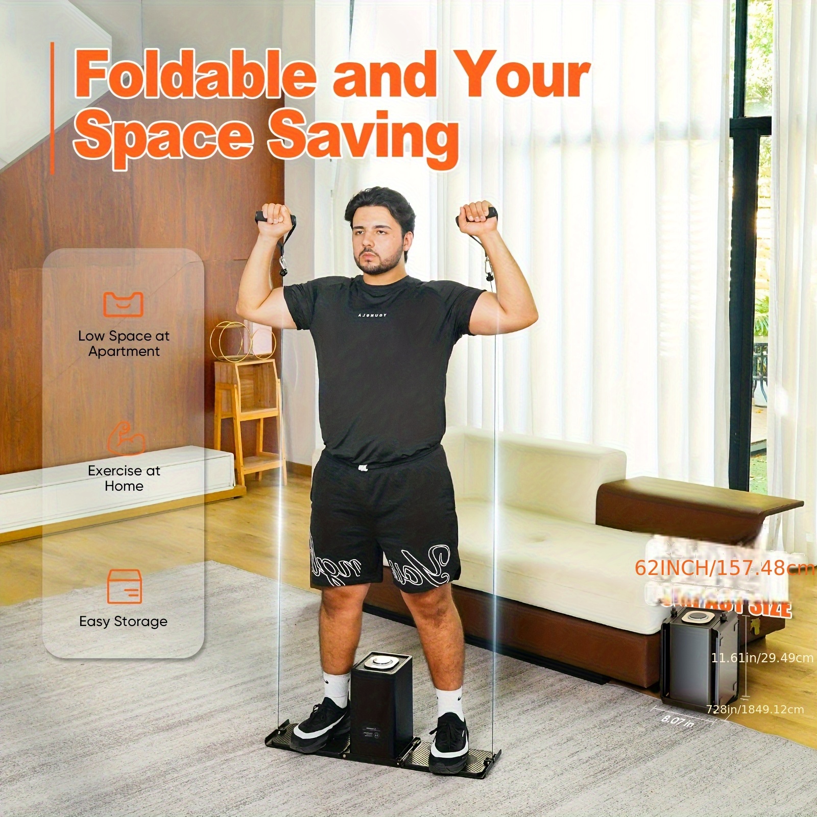 sr3 pro smart home gym machine 180lbs - Temu