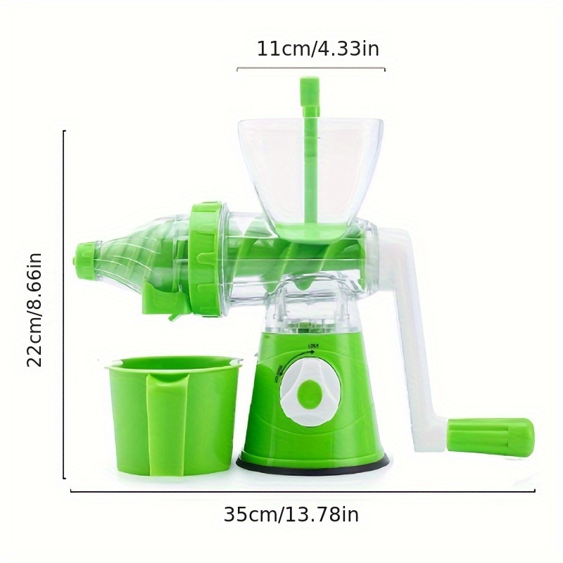 1pc Green Manual Lemon Juicer, Handheld Fruit Juice Squeezer, Household  Juice Extractor