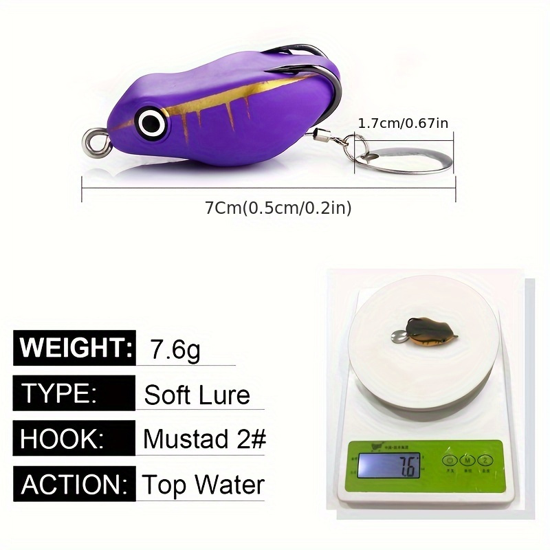 Ftk Bionic Frog Durable Silicone Fishing Lure For Freshwater - Temu