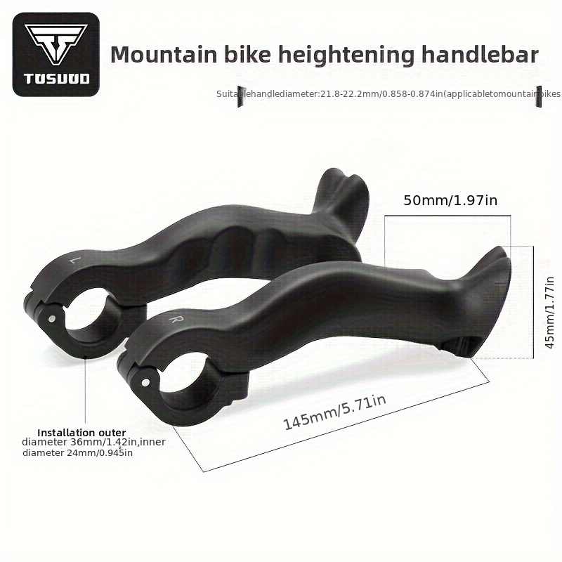 E-shop TOSUOD - Mountainbike Verlängerbarer Lenker, Komfortabler Ruhegriff für Langstreckenfahrten, Universalgriff