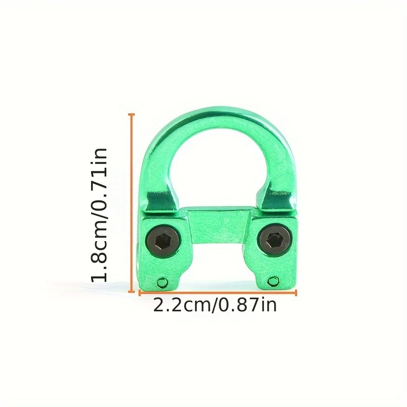Compound Bow D Loop Aluminum U Ring Buckle D Rope Archery Accessories