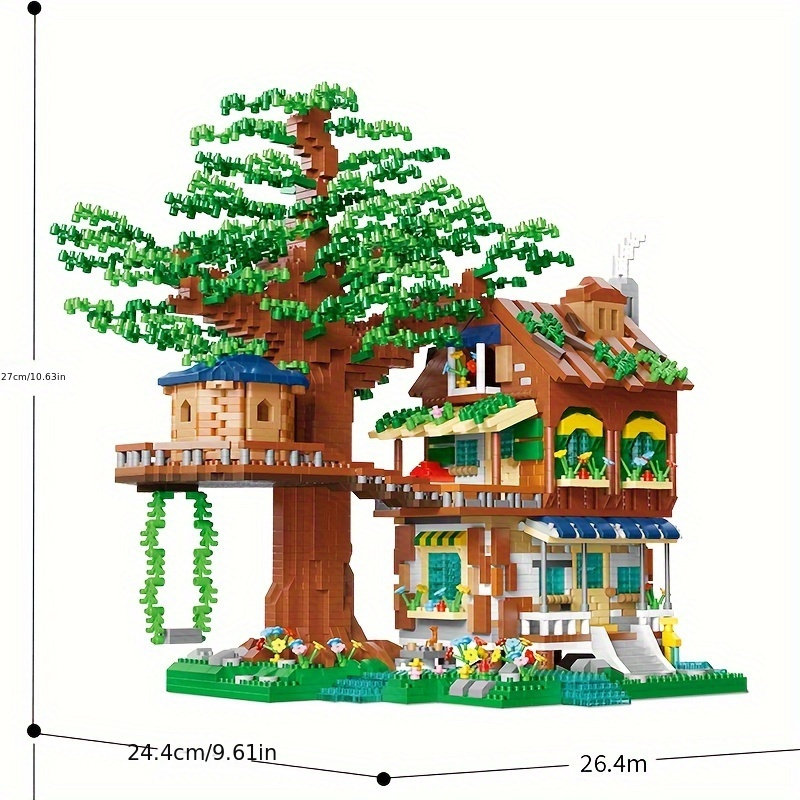 Set Modelli Mattoncini Casa Sullalbero (840 Pezzi), Giocattoli Costruzione  Te Case Foresta, Gioco Costruzione Creativo Adulti Bambini, Decorazioni  Casa, Set Costruzioni Giocattoli Hobbisti, Idea Regalo Natale Adulti, Trova Grandi Offerte Ora