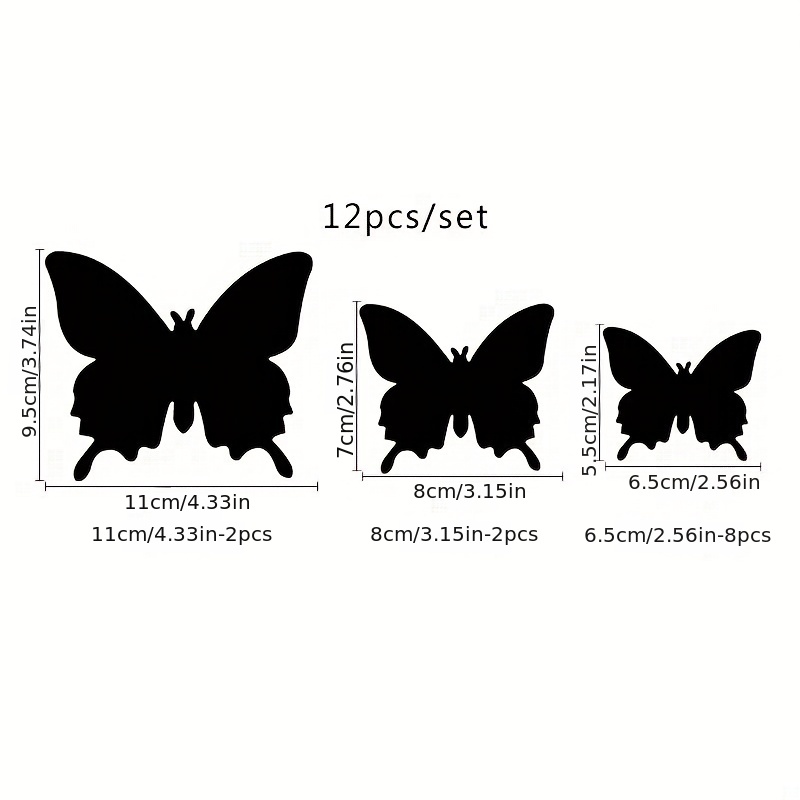 30 pcs DIY Acrylic Butterfly Mirror Wall Stickers for Home Decor – Accent  Collection