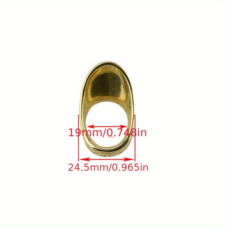 Bow Thumb Protector Archery Thumb Guard Brass Cowhide Anti - Temu