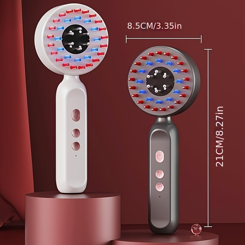 Liquid Head Massage Comb with Multifunctional Vibration