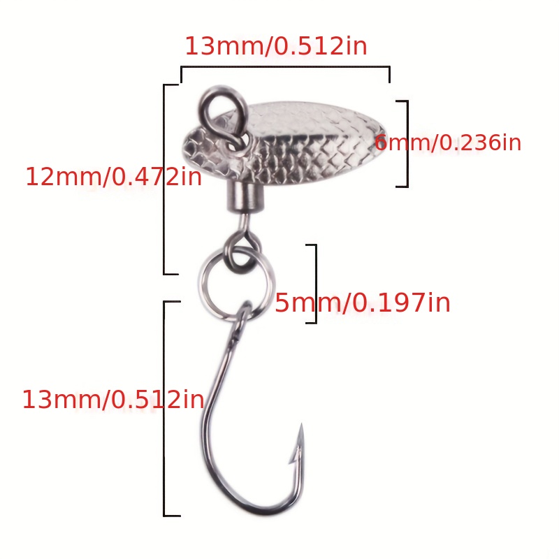 Premium Spinnerbait Fishing Lure Ball Bearing Swivel Fish - Temu