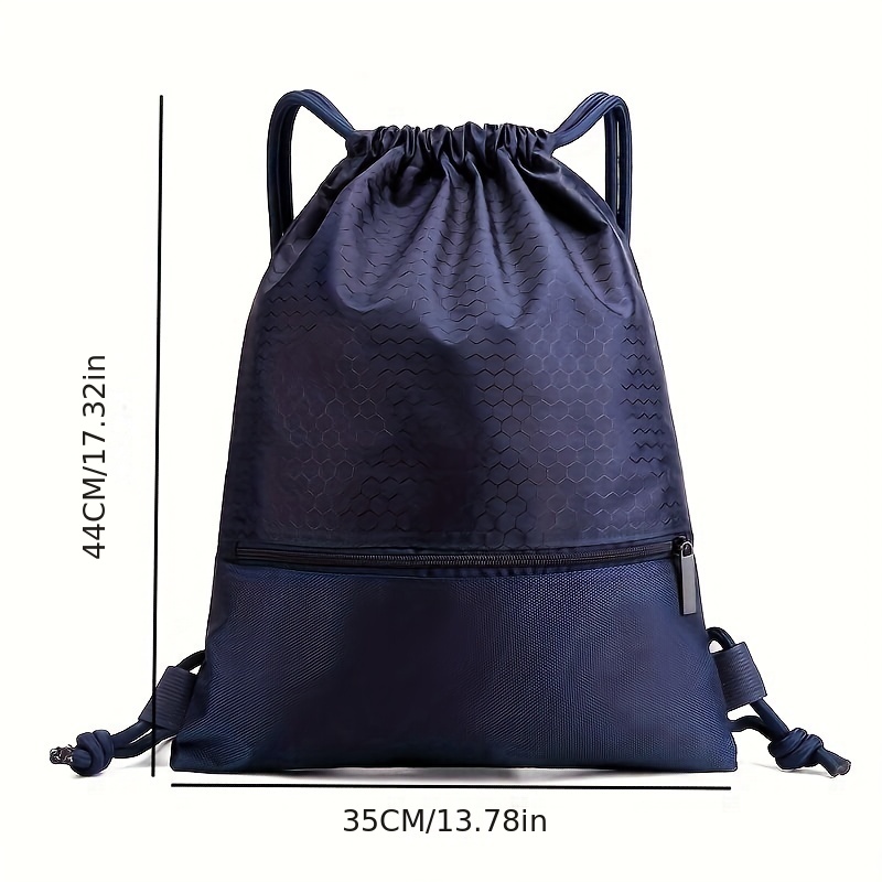 Mesh Drawstring Backpack Outdoor Beach Backpack Portable - Temu
