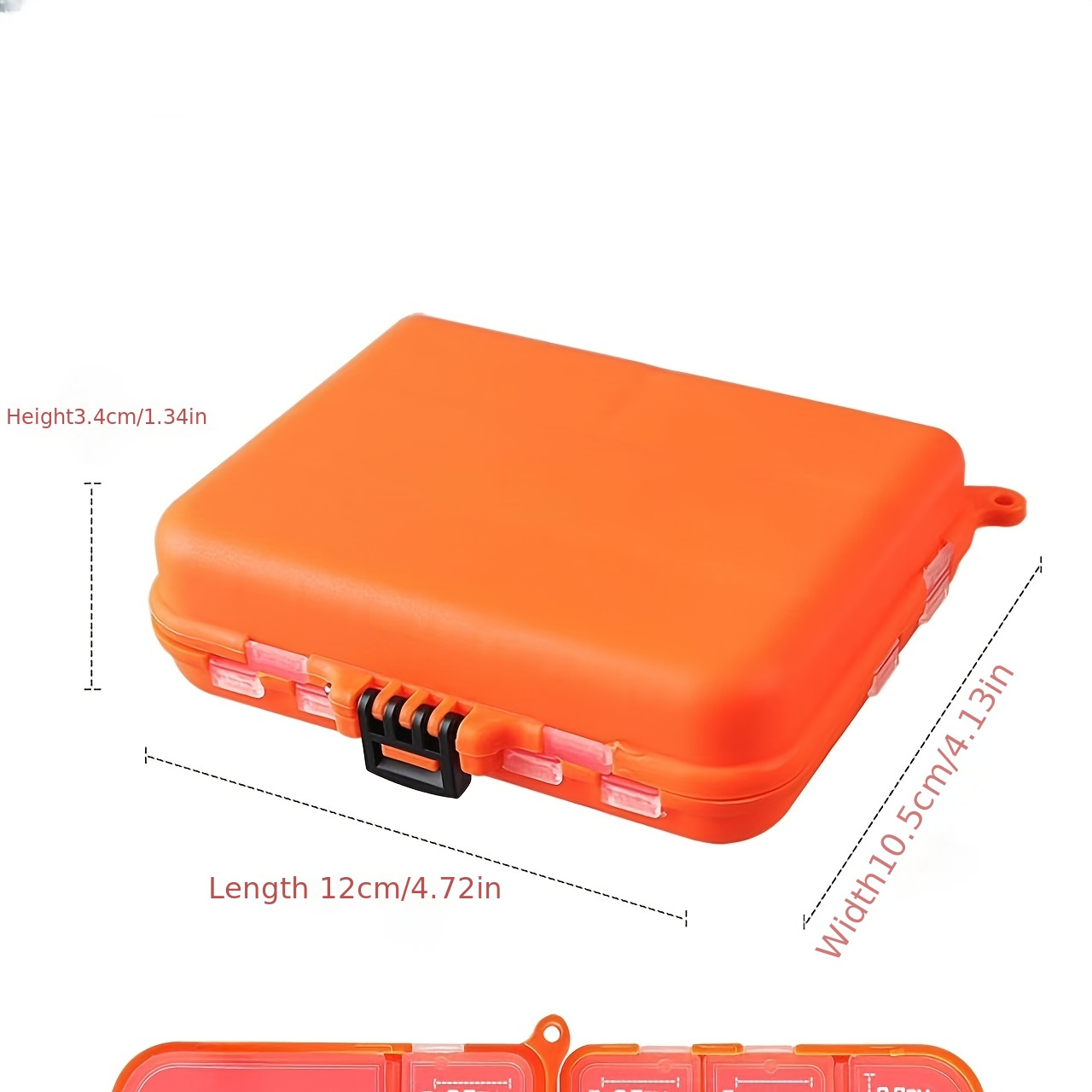 Waterproof Portable Pill Storage Box, Large Capacity