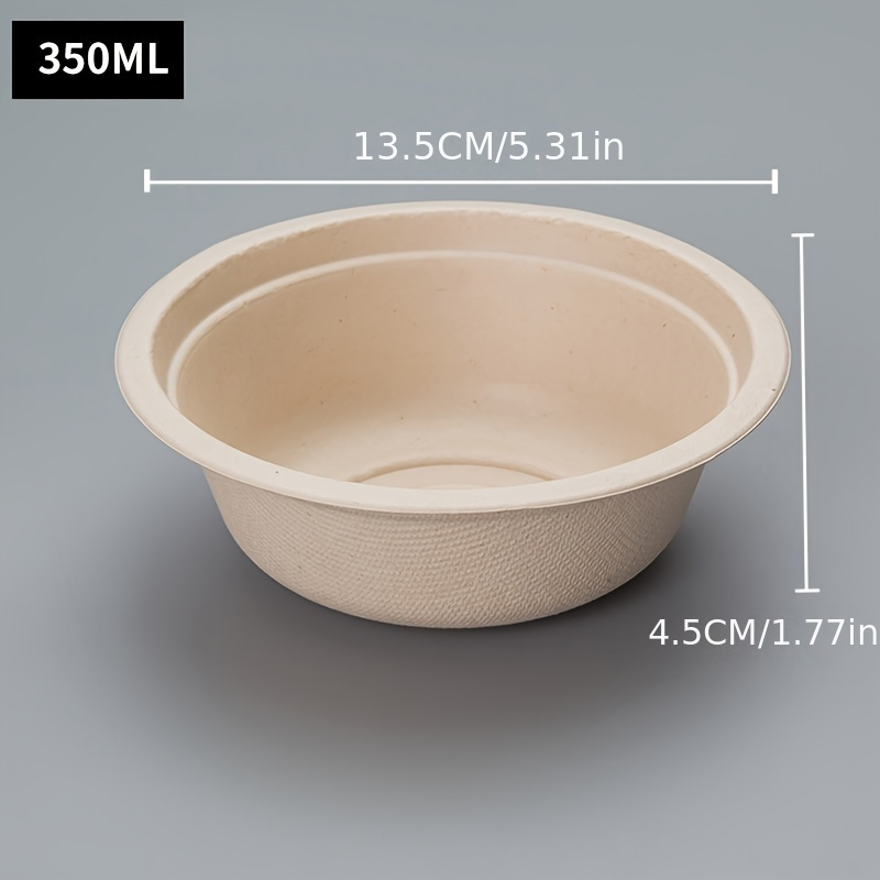 Disposable Paper Bowls Leakproof Degradable Soup Bowls - Temu