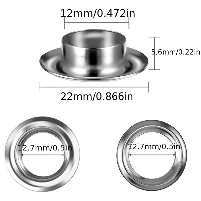 Diy Diameter Metal Eyelet Combination With Storage Box