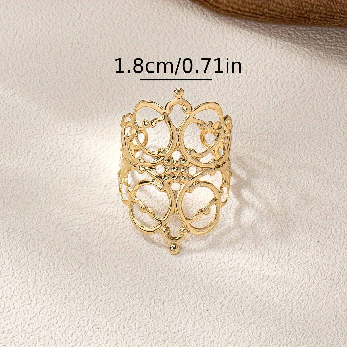Minimalist Hollow Open Ring for Casual Attire or Parties