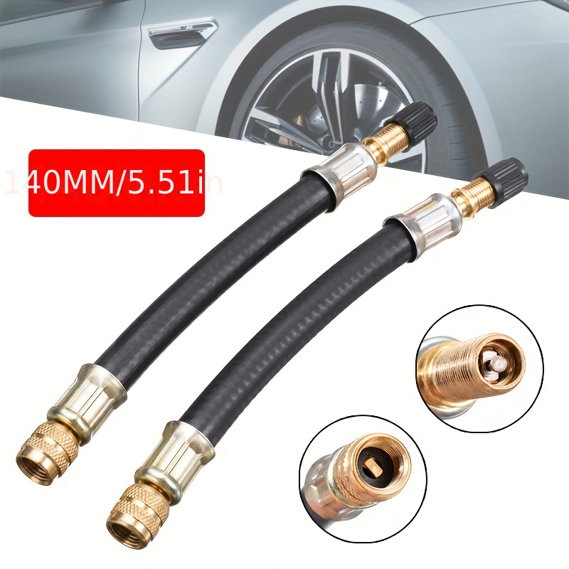Tire Valve Extension Adapter Valve Inflatable Rubber Hose - Temu