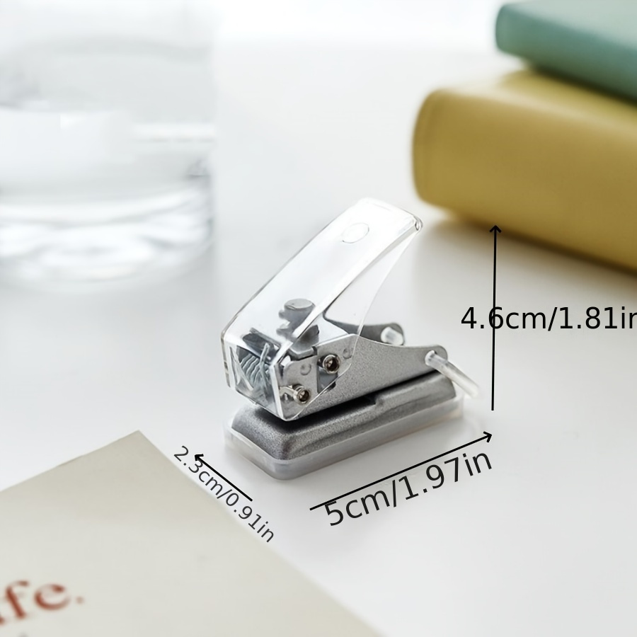 Perforatrice Métal 3 Mm - Pour Papier, Cuir, Tissu - Avec Anneau Métal - Outil DIY Précis Et Solide