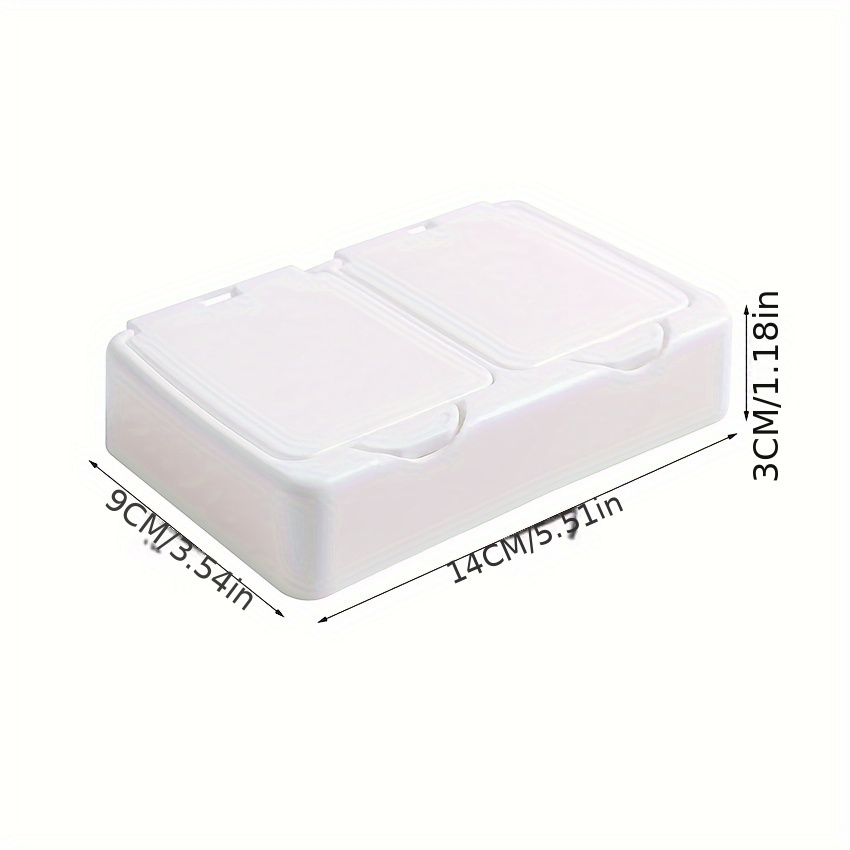 Plastic Storage Box Small Simple Square Beads Storage Box - Temu