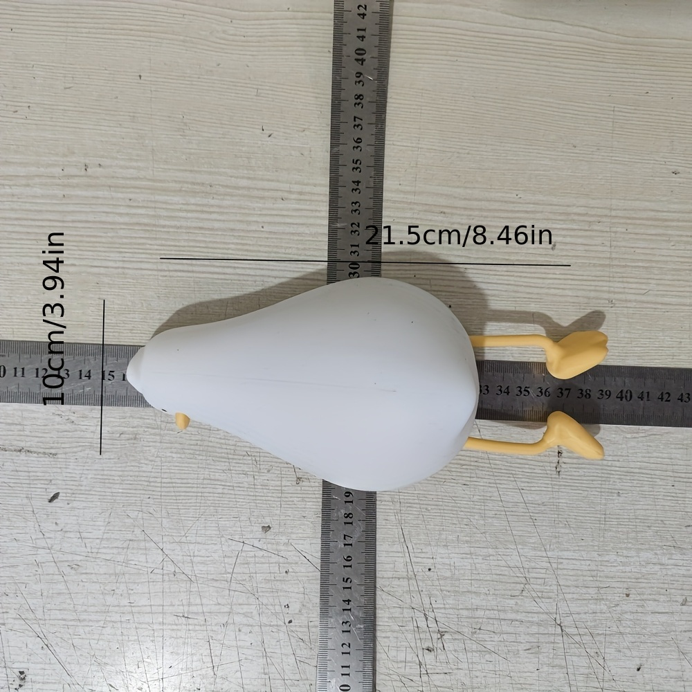 lie flat duck nightlight bedroom charging childrens sleep with sleep gift feeding bedside lamp creative siliconthe rubber patting light Product details 3
