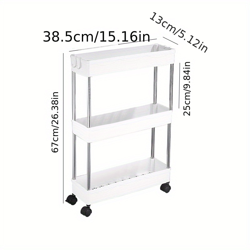 Most Popular Gap Utility Storage Trolley Bathroom 3 Tier Slim Storage Carts  for Kitchen Living Room Tight Spaces Narrow Gap - China Kitchen Cart,  Rolling Cart