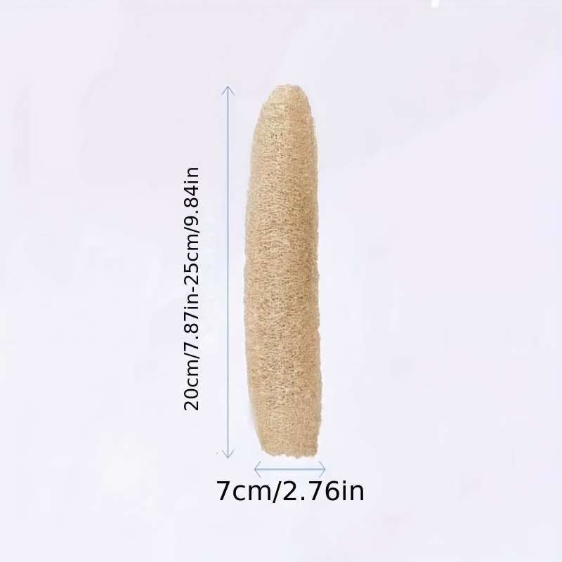 1/3pcs, Natural Loofah Brush, Pot Brush, Bowl Wash, Bath Scrubbing Absorbent Cleaning, Old Loofah Core Dishwashing Cloth, Non-stick Oil Wiping Cloth, Cleaning Supplies, Cleaning Tool, Kitchen Utensils, Apartment Essentials, College Dorm Essentials