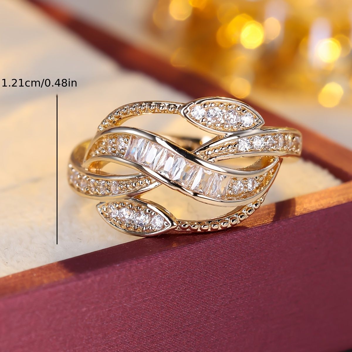 Stylish Heavy Duty Cross Ring for Women
