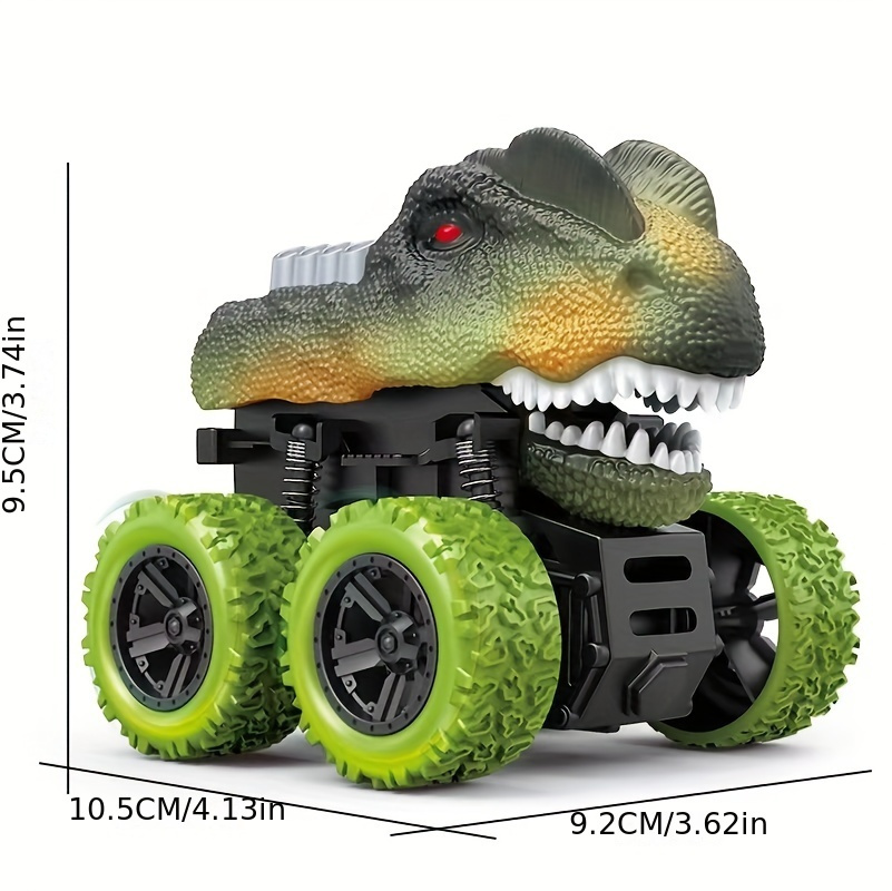 Dinosaur Toy Car Press Ejection Dinosaur Vehicle Toy Fall Resistance For  Bedroom