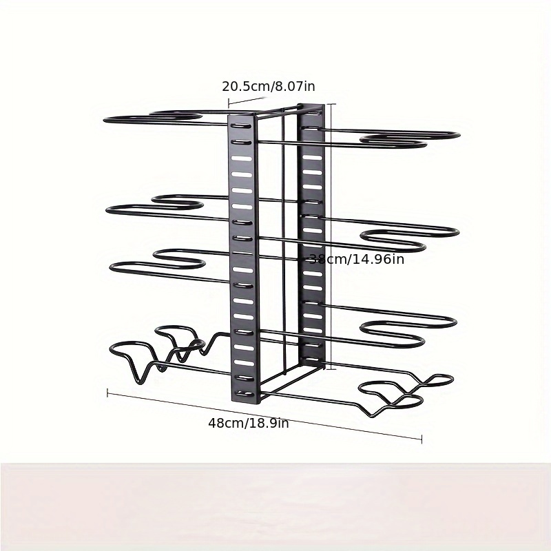1 Set Organizer Pentole E Padelle Armadietto Organizer - Temu