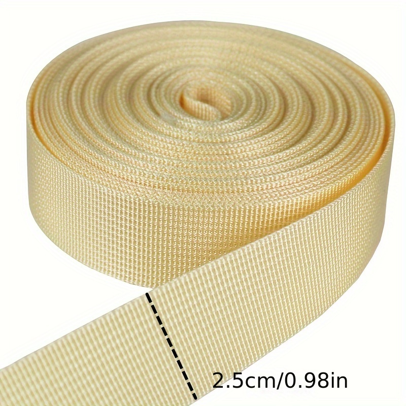 Webbing Strap Canvas Webbing Thick Cotton DIY Craft Belt Strap Accessories  5 Meter 25/50mm | WUTA
