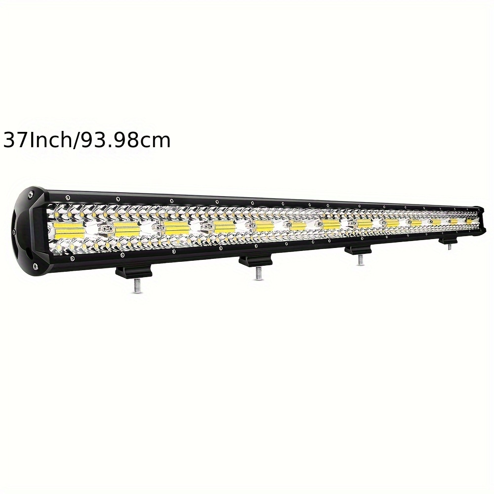 Led Light Bar Straight Triple Row Flood Spot Combo Beam Temu