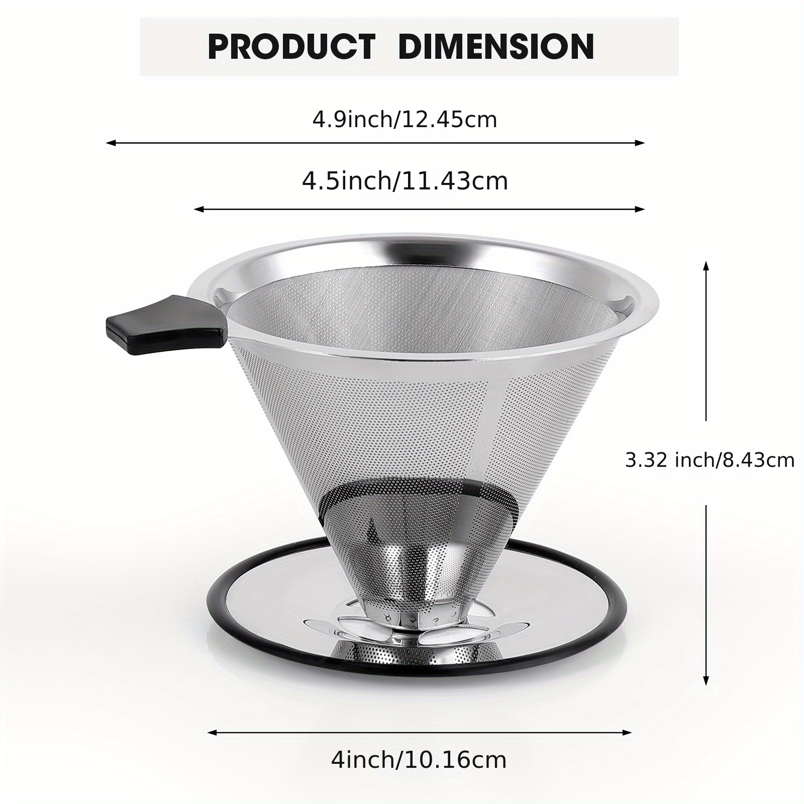 Immersion Drip Filter Reusable Filter Coffee Filter Hand - Temu