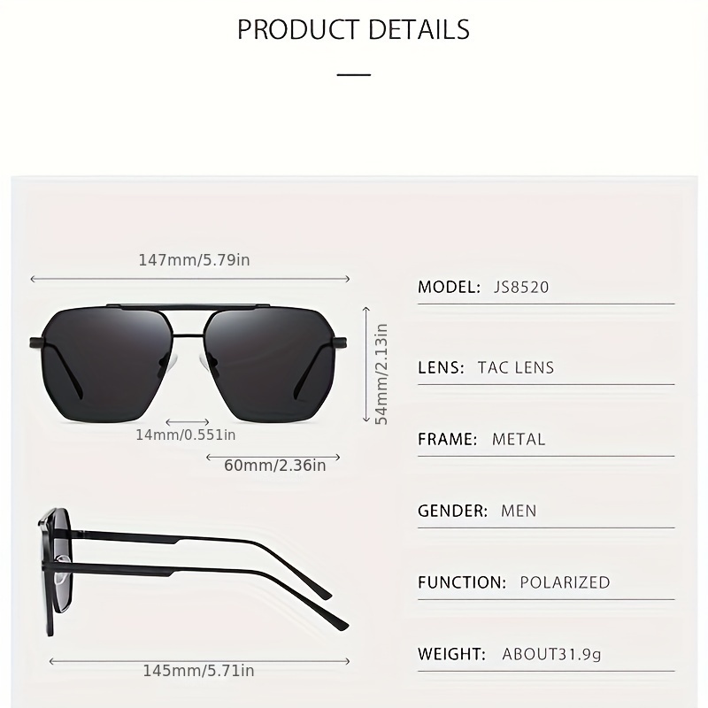 Fashion Polarized Mens Sunglasses Outdoor Driving Large Frame