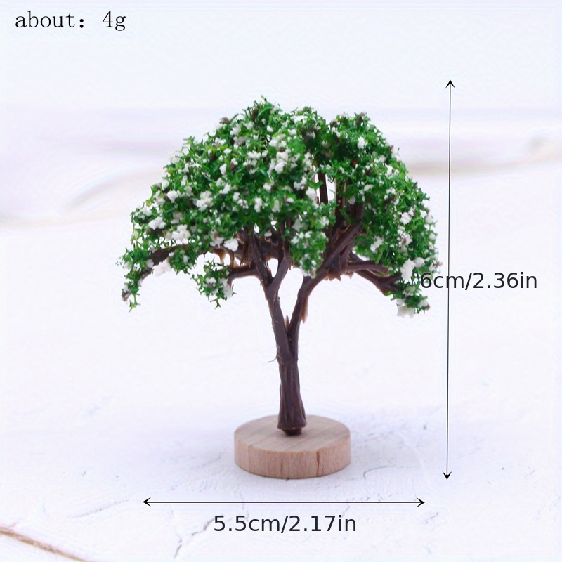 Model Trees And Artificial Moss Rocks/wooden Base, / Mixed Model Tree  Scenery, Fake Trees For Diy Crafts, Building Model, Scenery Landscape  Natural Green - Temu Japan