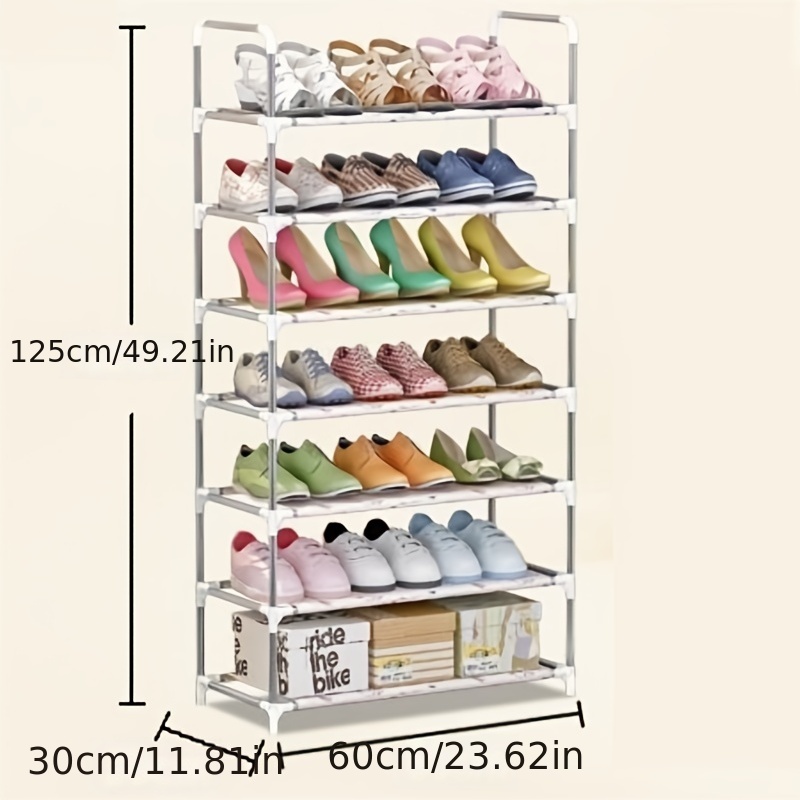 Shoe Rack, Dustproof Shoe Cabinet, Multi-layer Simple Shoes Storage Rack  For School Dormitory, Easy To Assemble, Free Standing Shoe Shelf - Temu  Germany