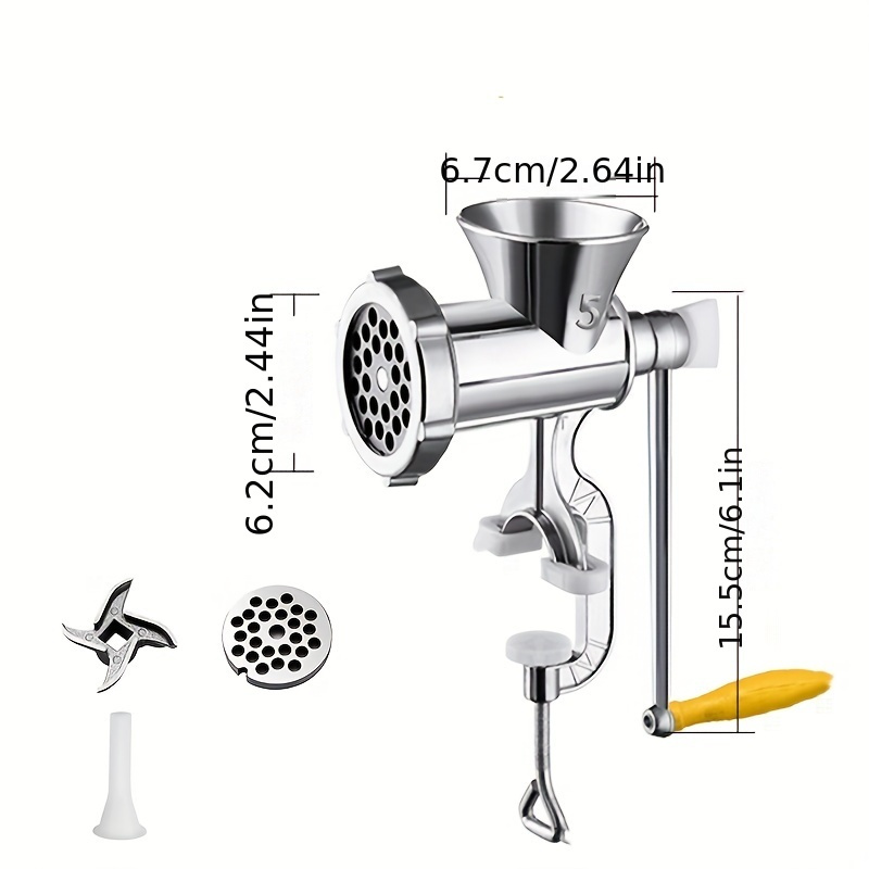 Sausage Maker, Enema Machine, Household Sausage Machine, Manual Meat Grinder,  Heavy Duty Meat Mincer, Sausage Stuffer Maker, Multipurpose Food Grinder  For Meat And Vegetable, Kitchen Essentials, Kitchen Gadgets, Back To School  