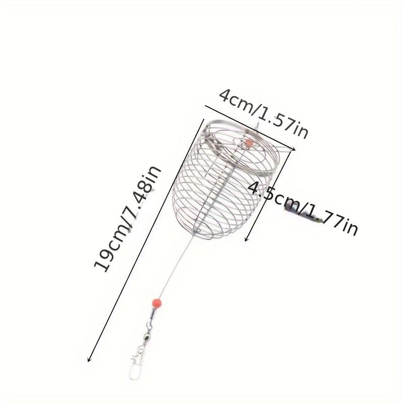 Effortlessly Lure Catch Fish Durable Wire Bait Cages - Temu