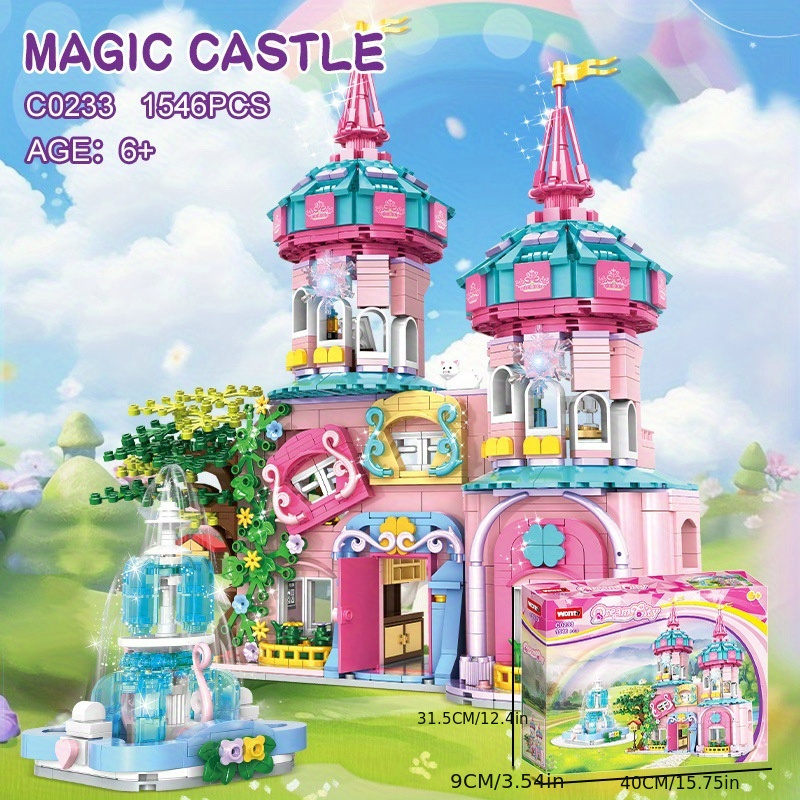 Castillo de discount plastico para niñas