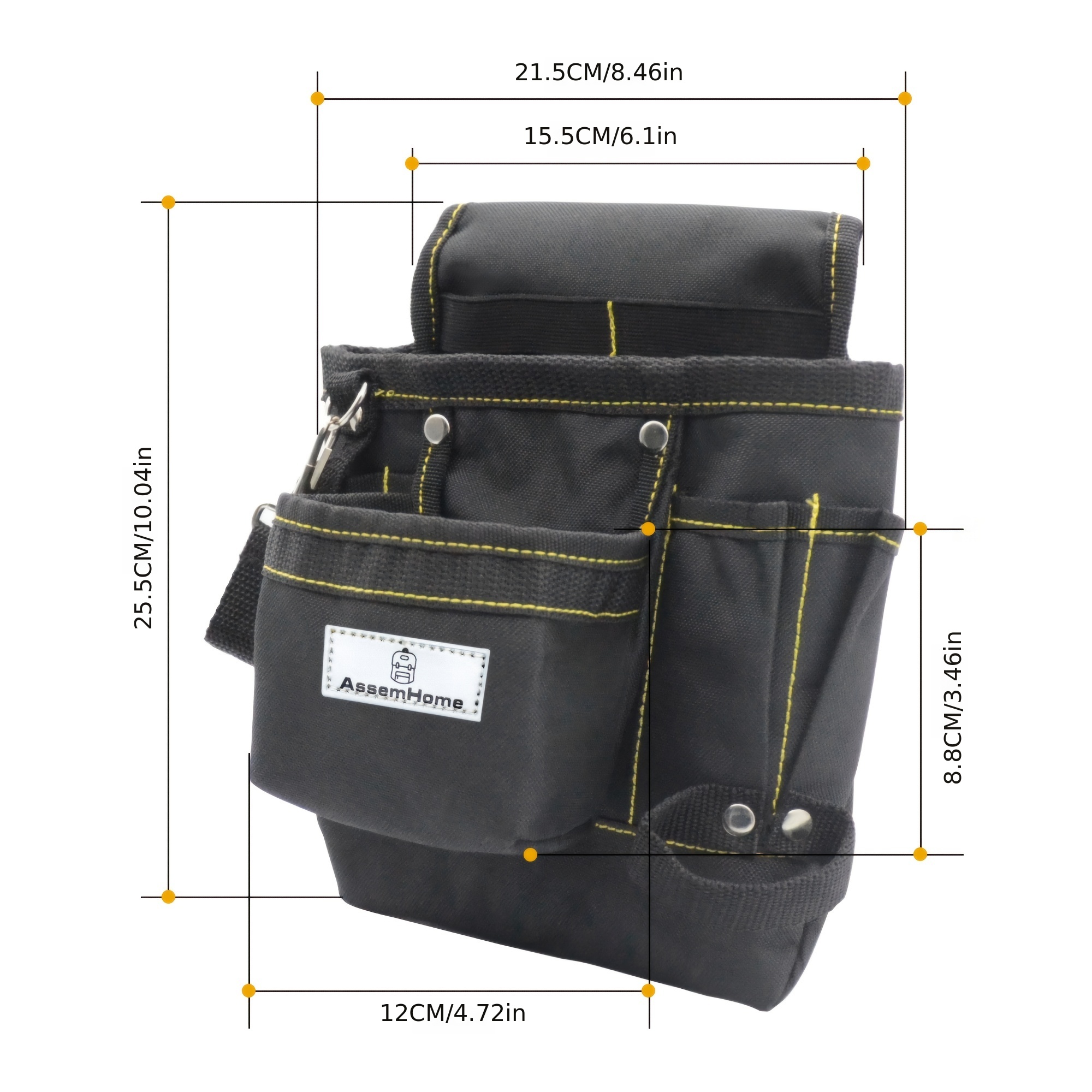 Organize Your Tools With This Multifunctional Canvas Tool Bag - 7