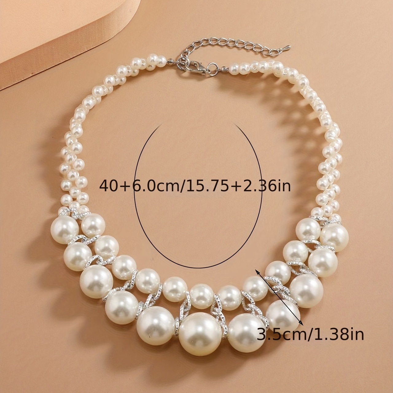 Coquette Faux Pearl Beads Necklace With Bowknot - Temu