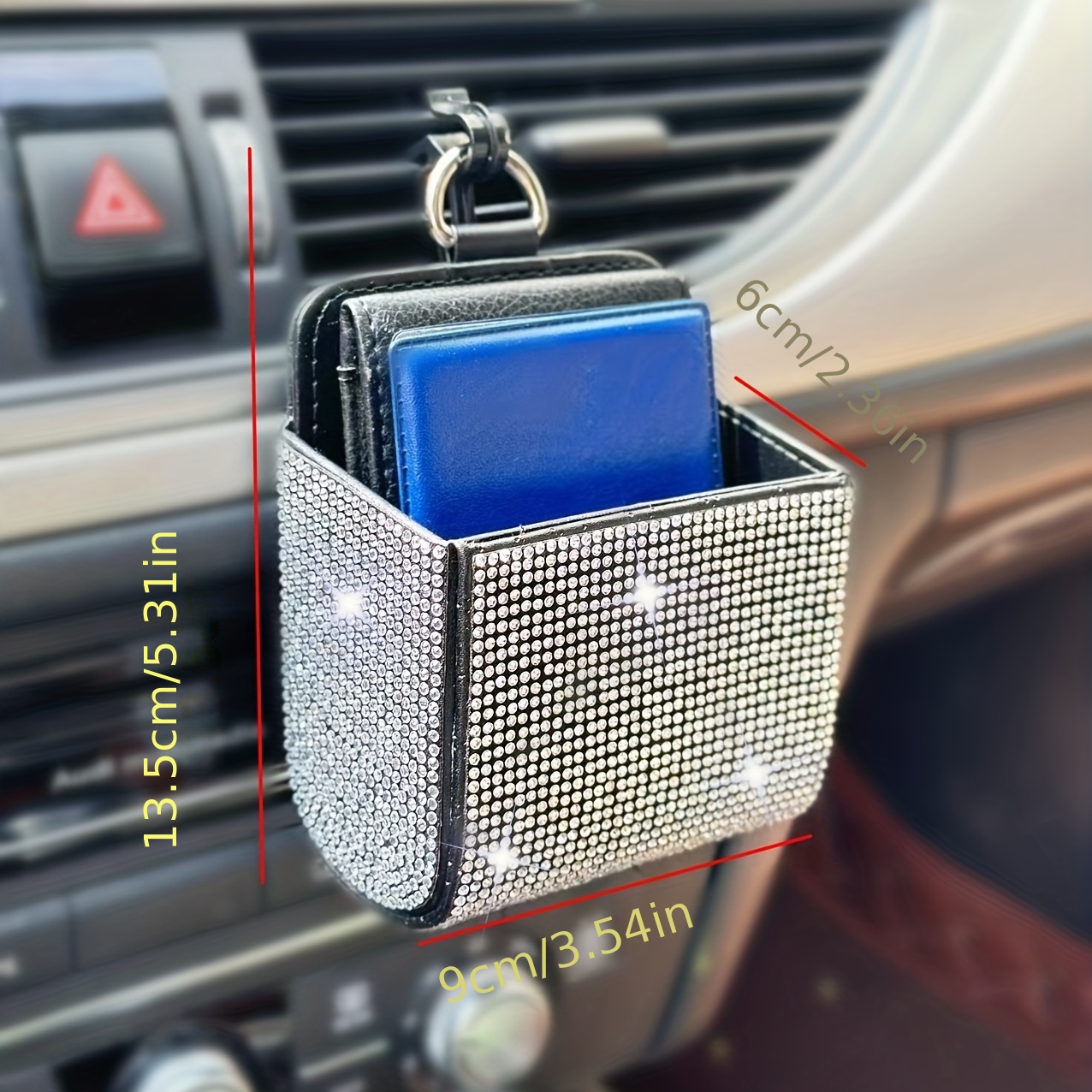 Car Interior Storage Bag: Keep Phone Documents Supplies - Temu