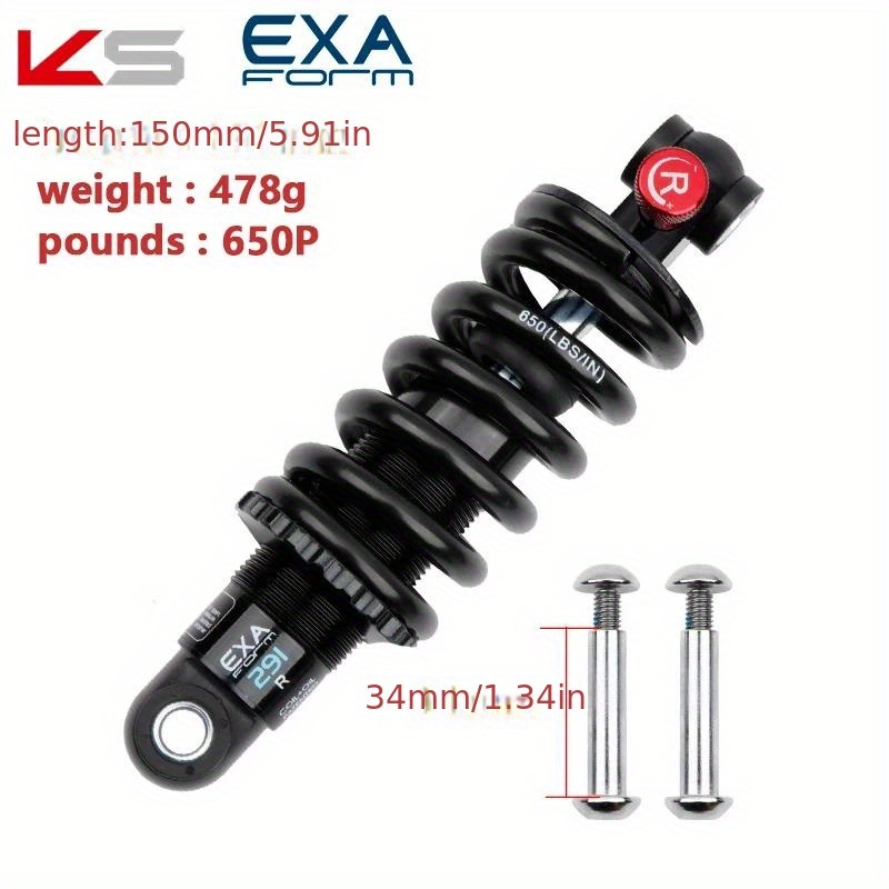 ammortizzatore posteriore mtb 125/150/165/190 500/650lbs Temu