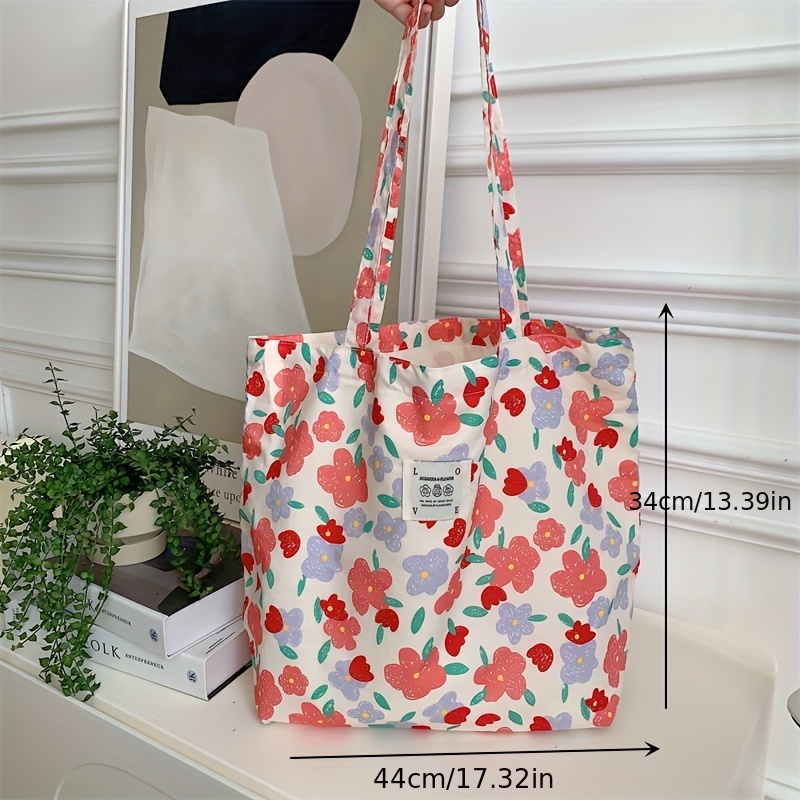 Floral Tote Bag - Stylish and Durable