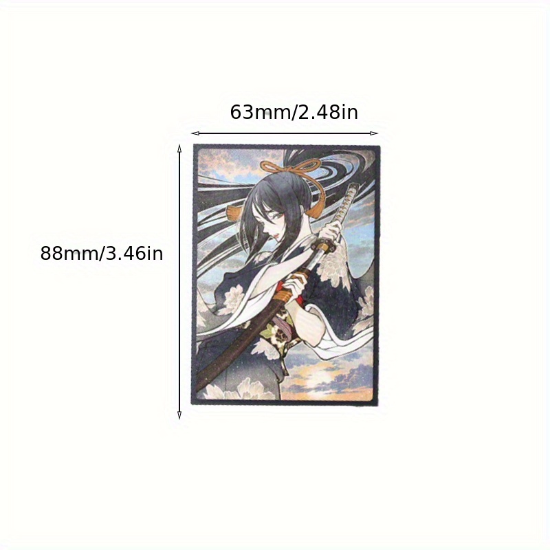 samurai matte dual sided art pattern sleeves - Temu Bahrain