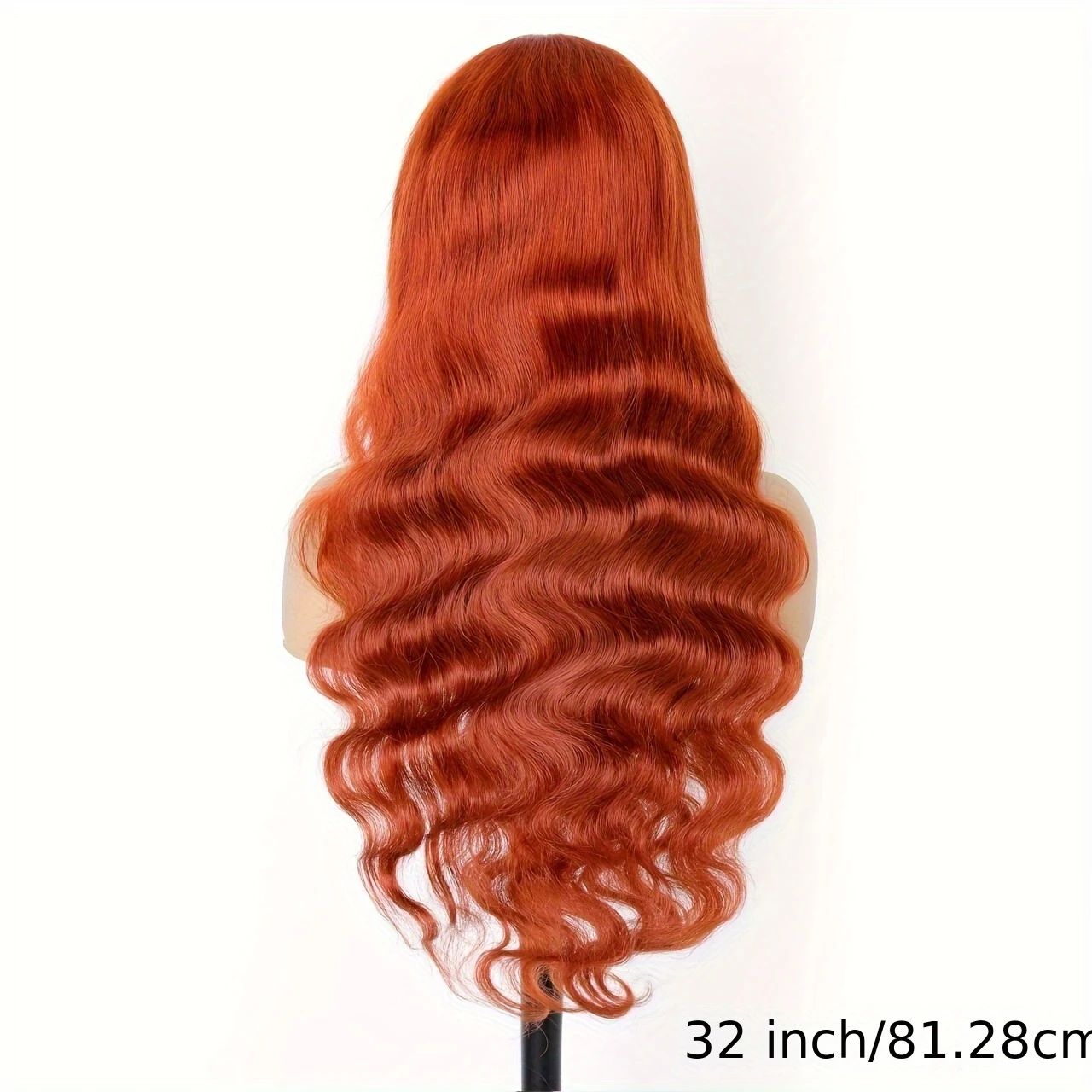 350 ginger human hair lace front wig 13x6 hd glueless wig 200 density body wave 20 38 inch for women of all versatile hairpiece highdensity hairpiece protective hairstyle beauty accessory details 4