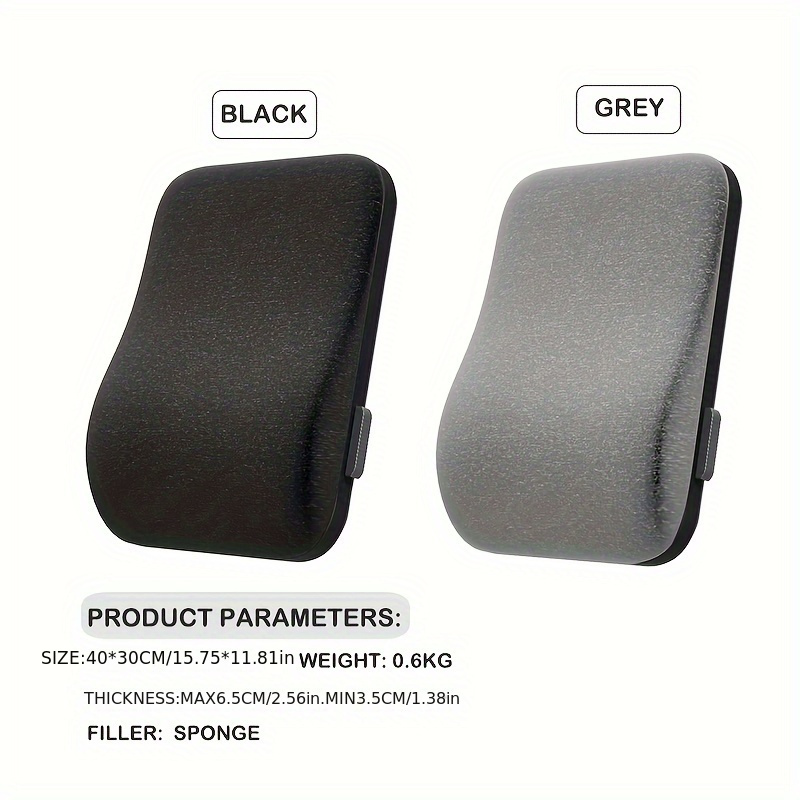 Car Adjustable Hard Support Lumbar Support, Suitable For Long Driving - Temu